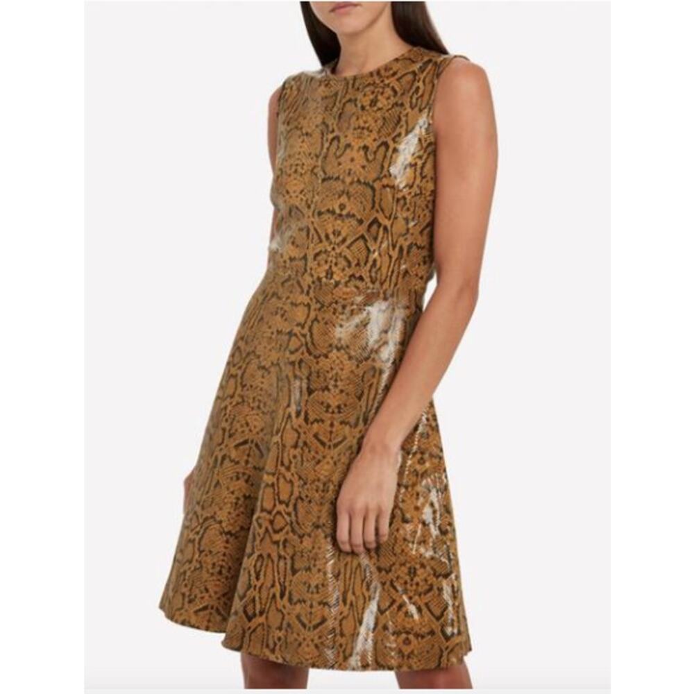 Notes Du Nord Mercy Snake Embossed Leather Dress Lamb Leather Size 40 (US 10)